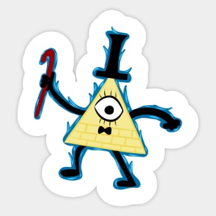 Bill Cipher Tee Sticker